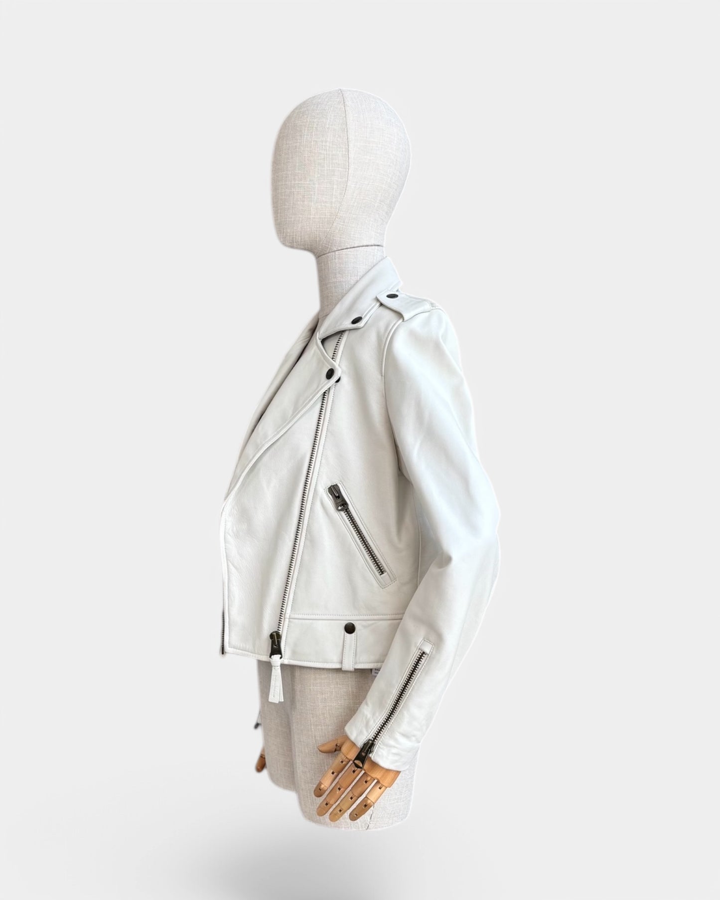 Perfecto blanc en cuir Mackage, M