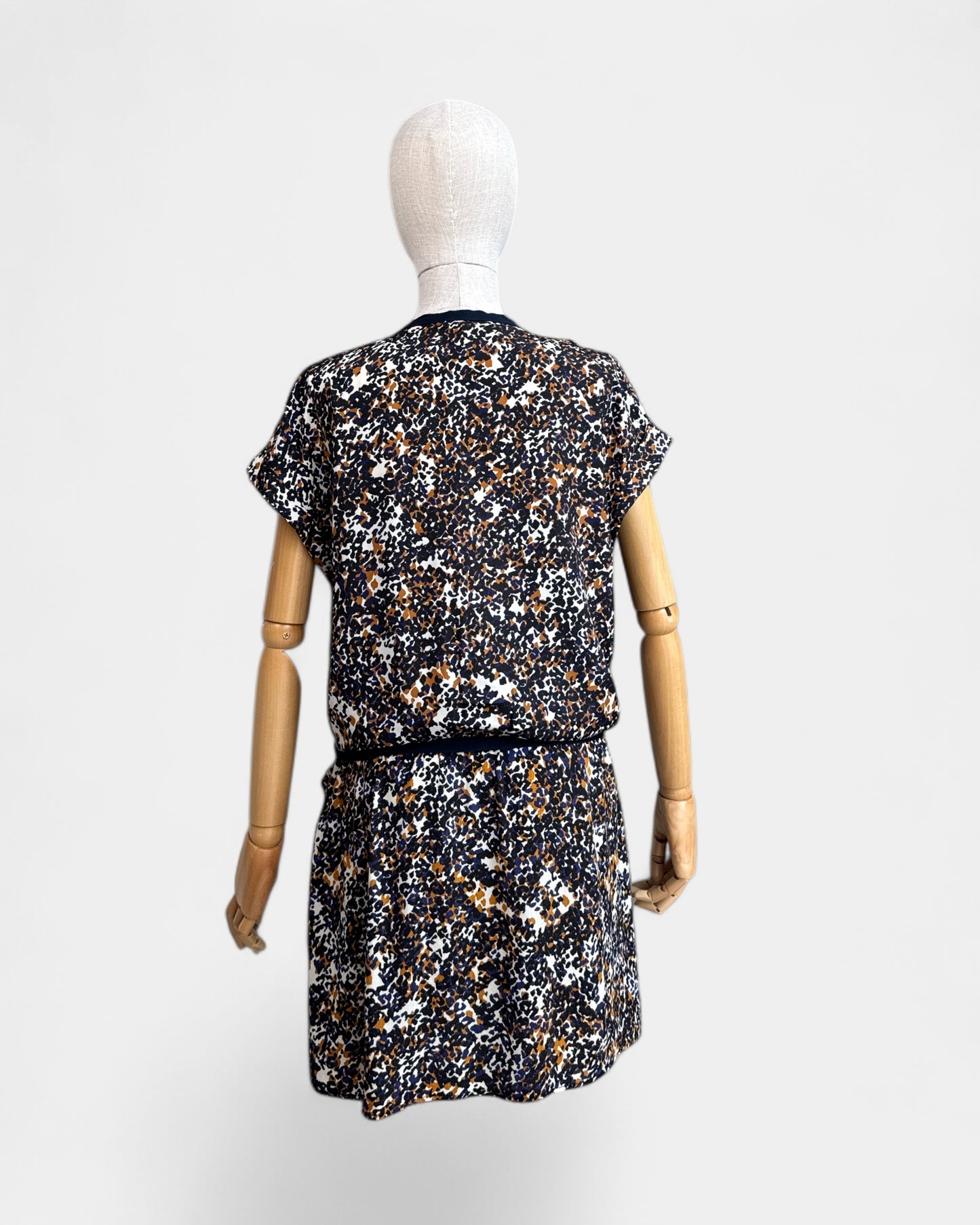 Robe courte imprimée Maje, 2