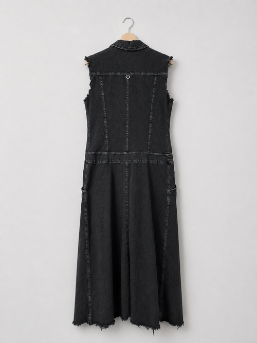 Grey denim dress Please, L
