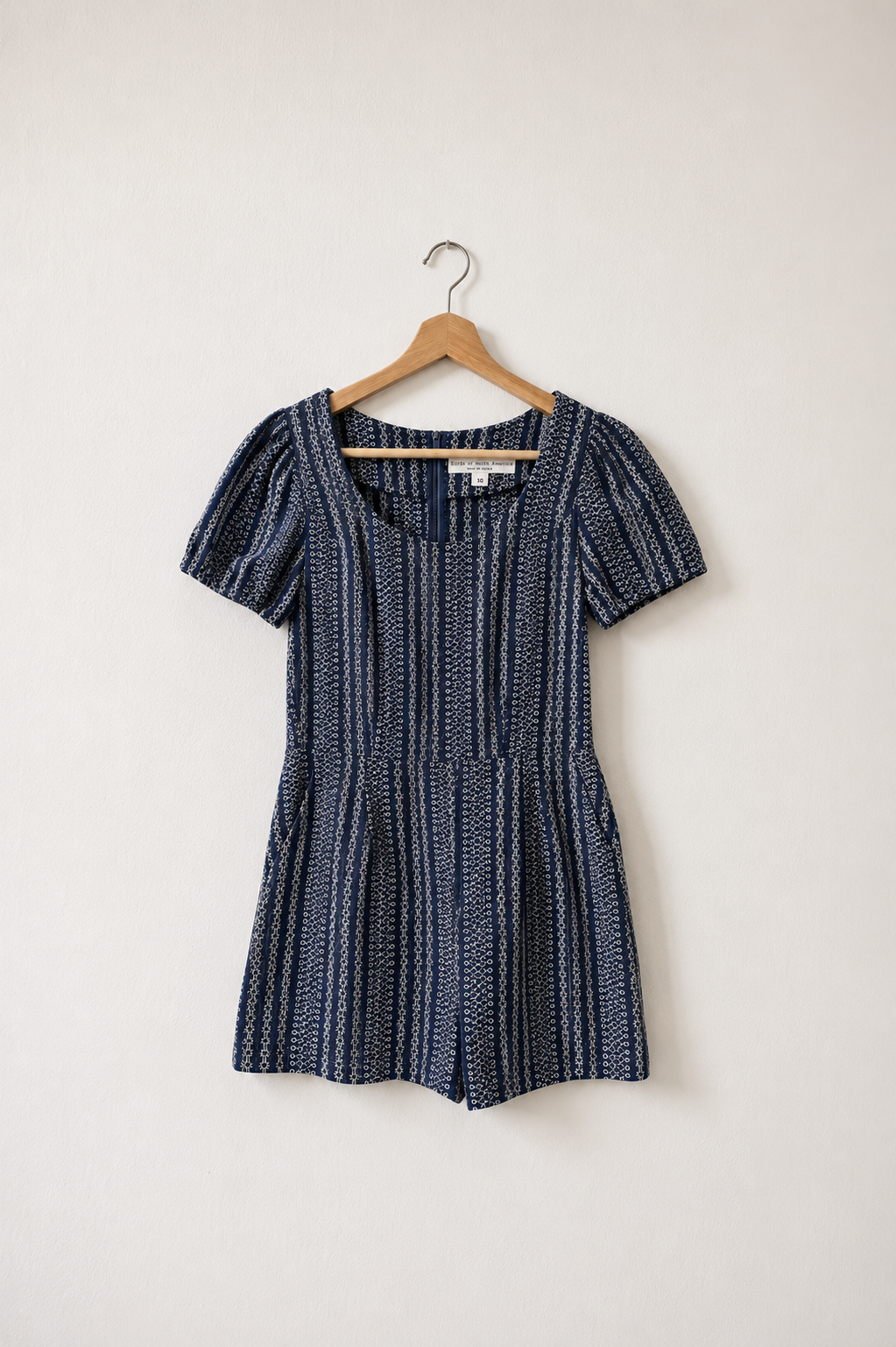 Jumpsuit coton brodé