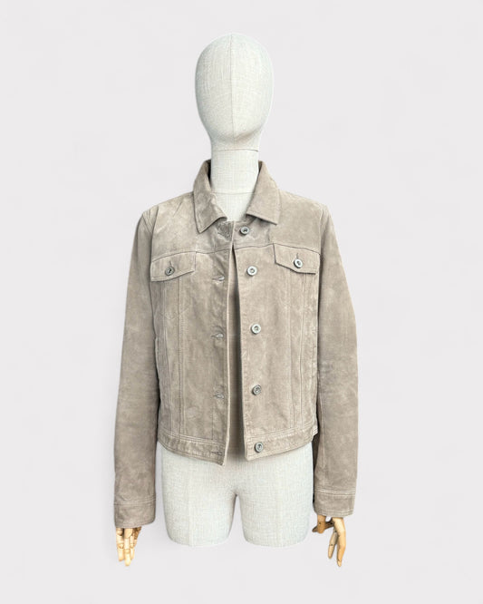 Veste suede Taupe Soïa & Kyo, M