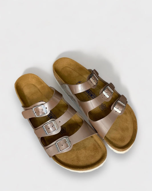 Sand Patent leather Birkenstock