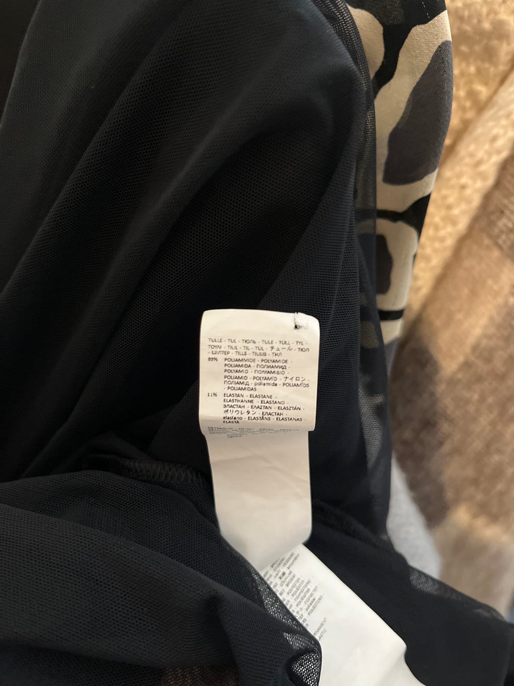 Cami transparente Noir Intimissimi , S