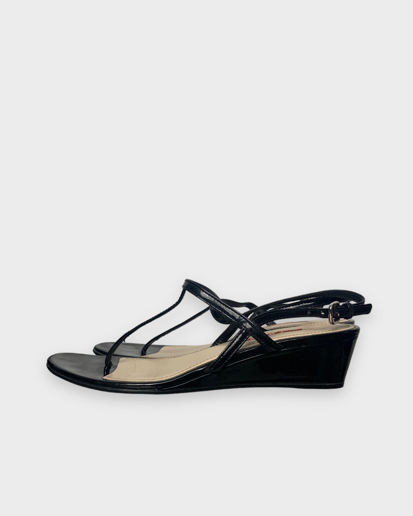 Sandales noires Prada