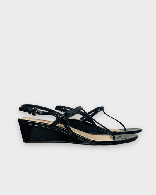 Sandales noires Prada