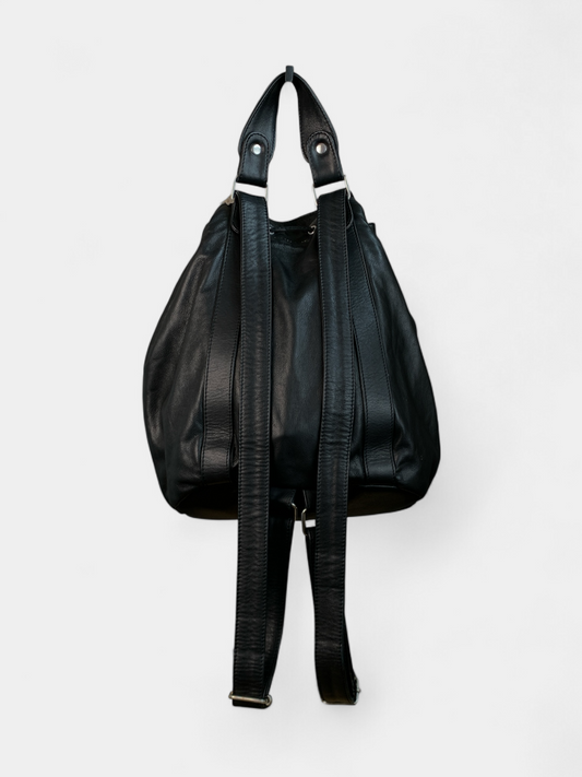 Sac à dos en cuir noir, Gerard Darel