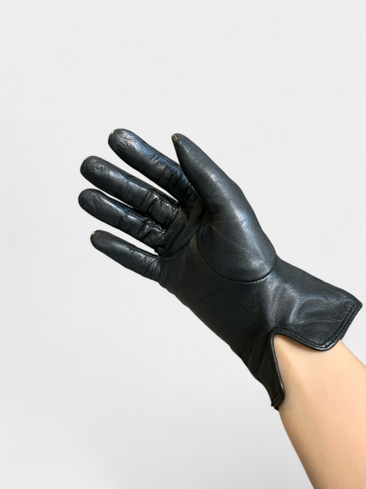 Gants en cuir noirs, 1, 2, 3, L