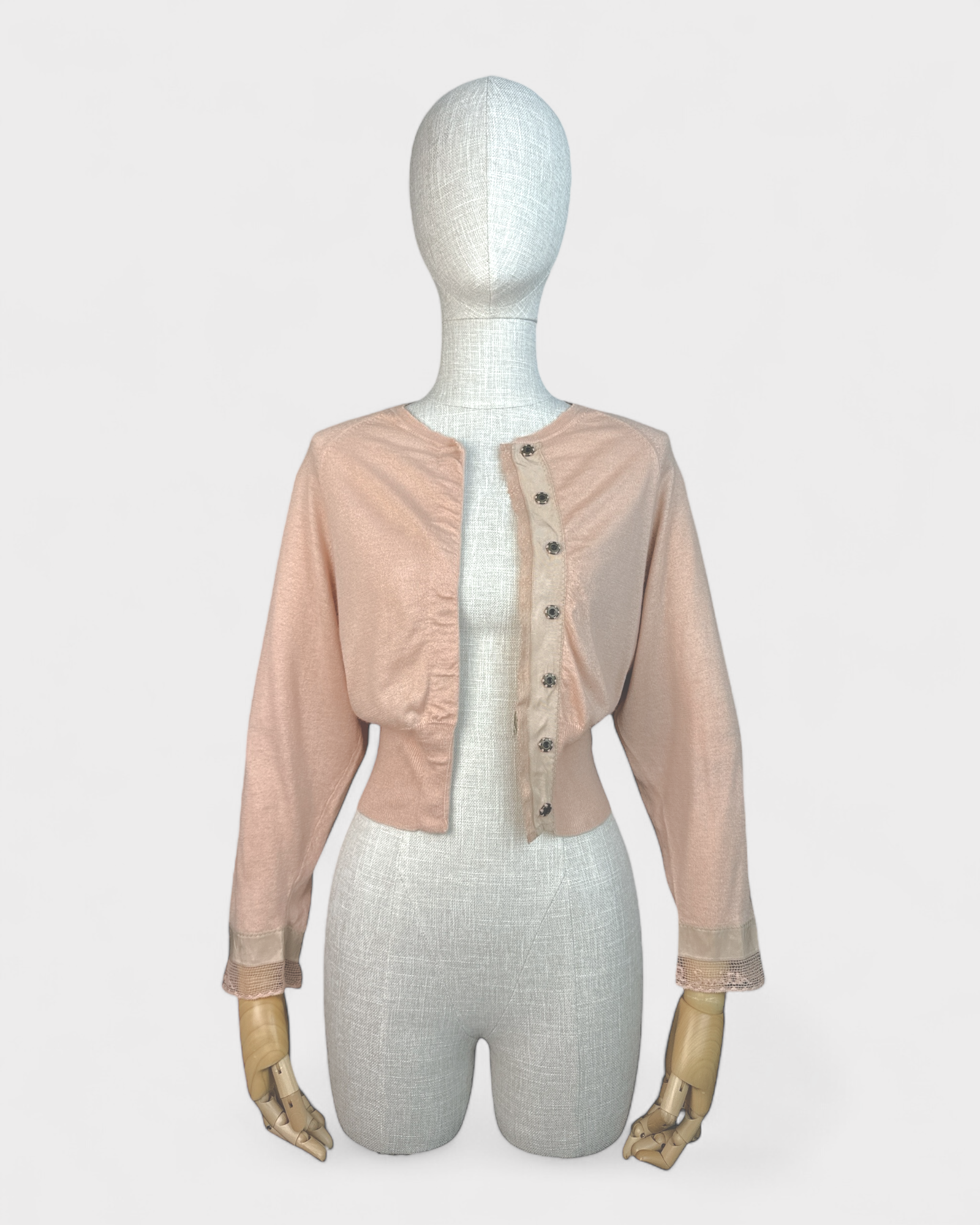 Cardi cashmere et soie Rose Paul Smith, S