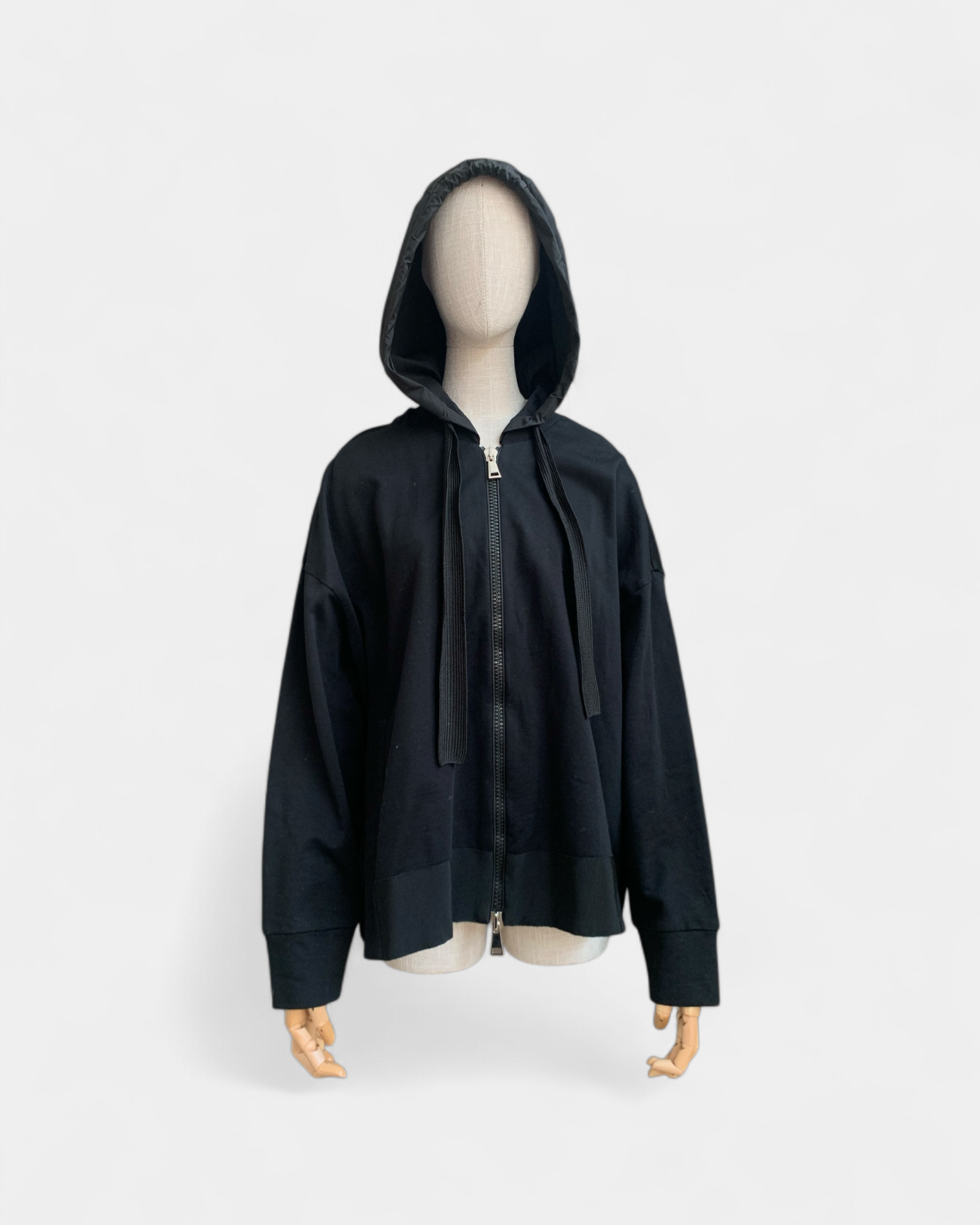 Sweat à capuche zippé - Moncler, XL