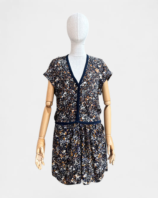 Robe courte imprimée Maje, 2