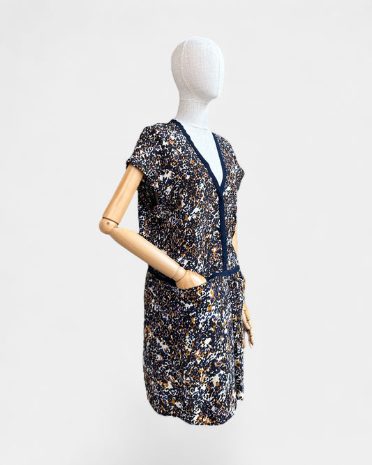 Robe courte imprimée Maje, 2