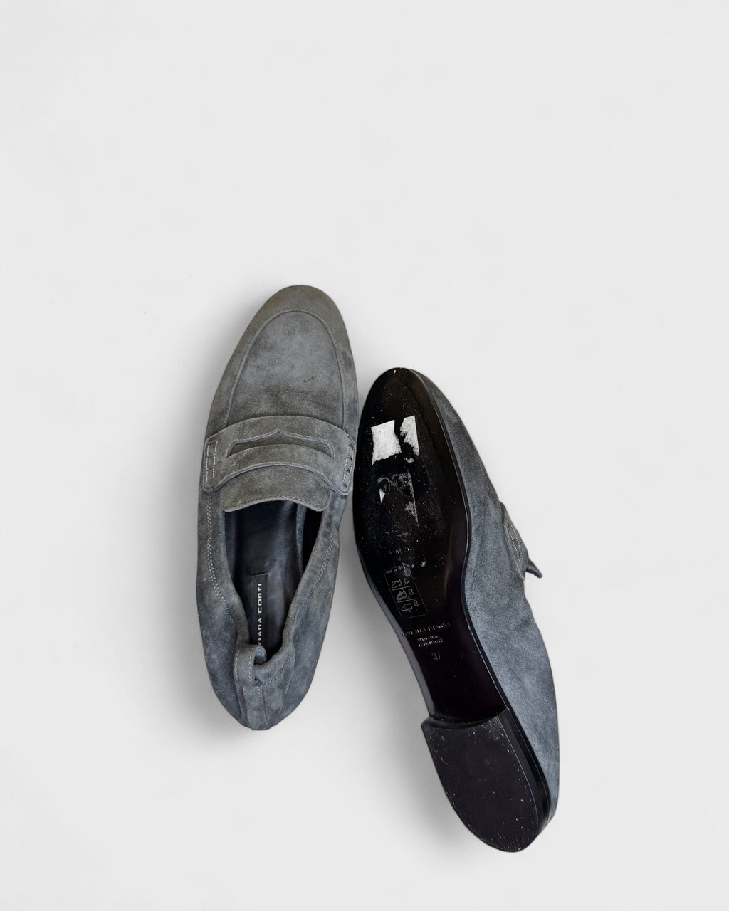 Loafer suede Bleu/gris Liviana Conti , 37