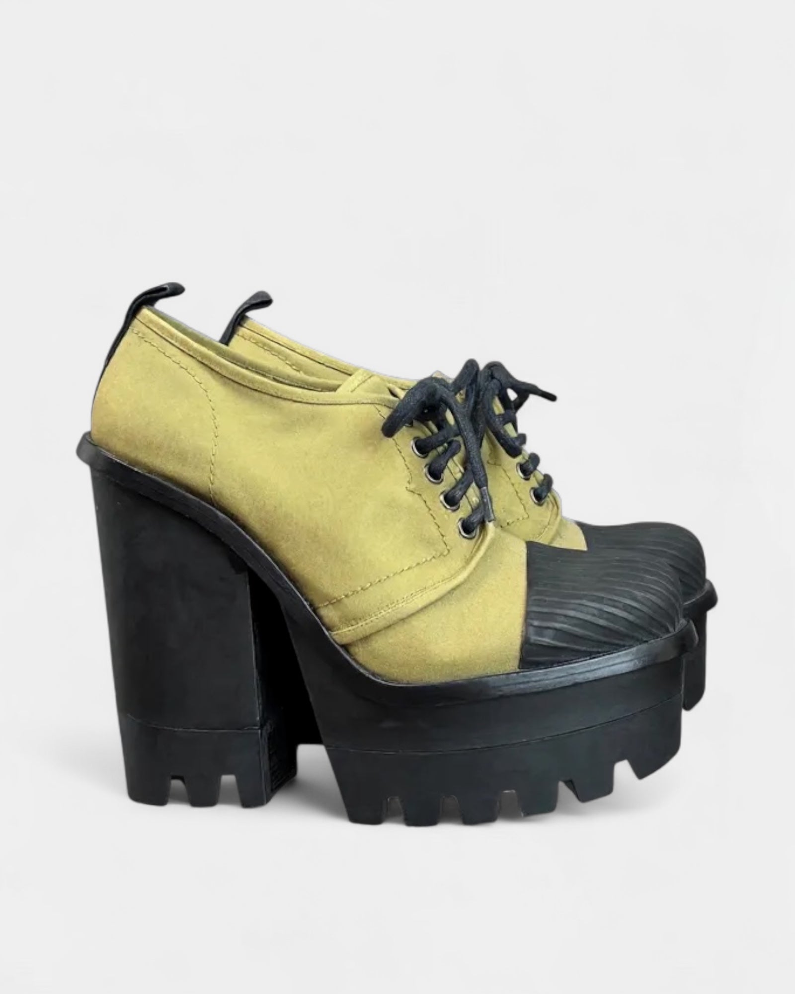 Derbies à plateforme en toile Hunter, 6