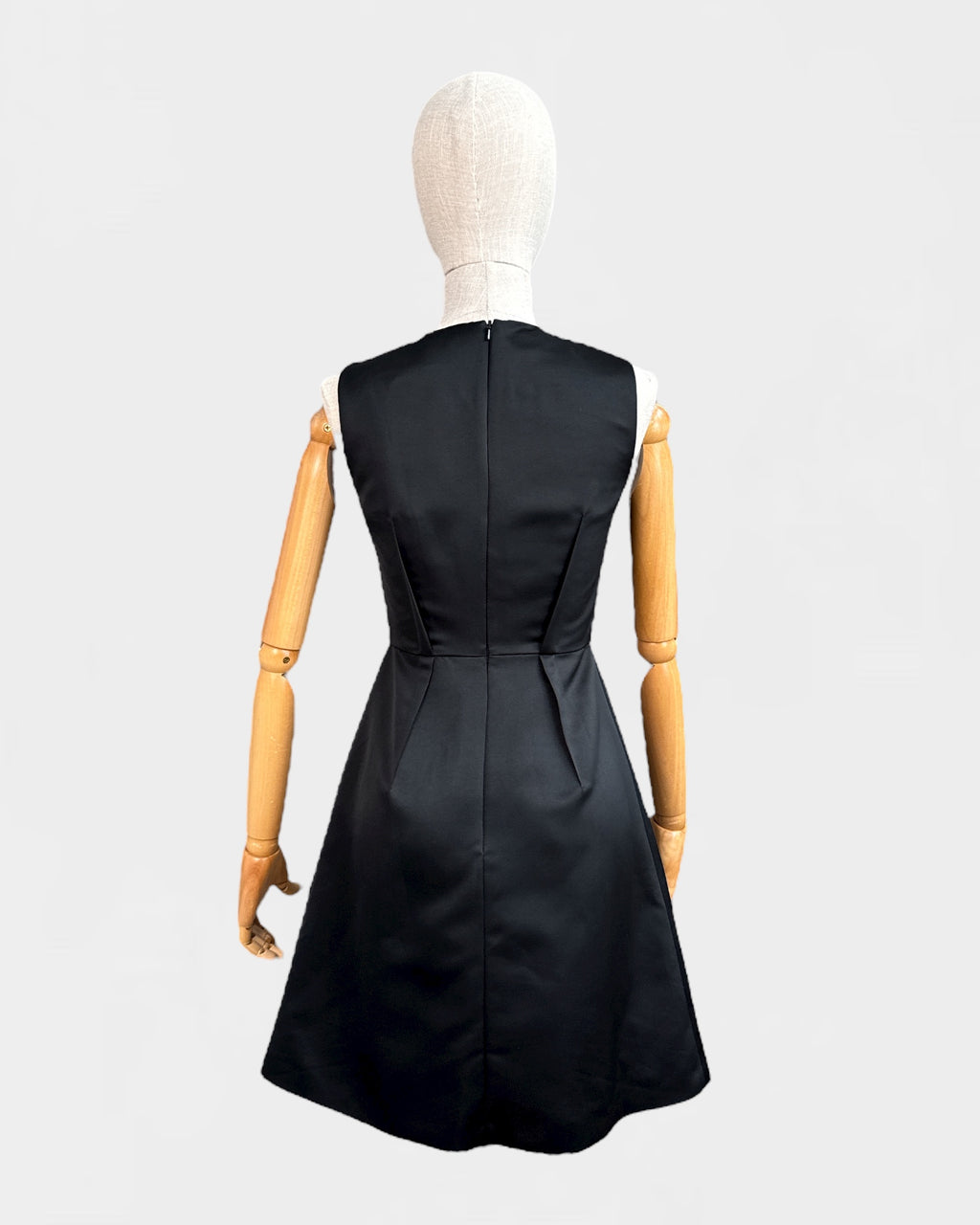 Robe satin noir MaxMara , S