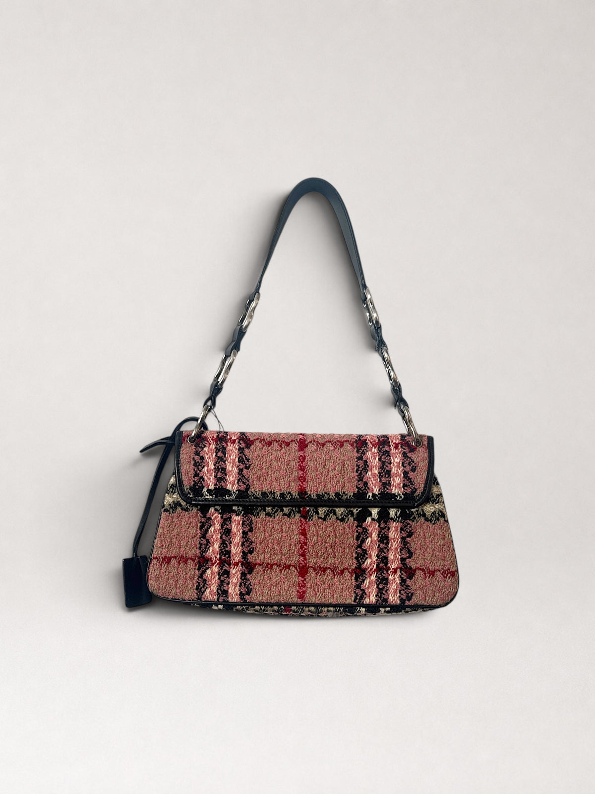 Sac à main à carreaux roses, Burberry
