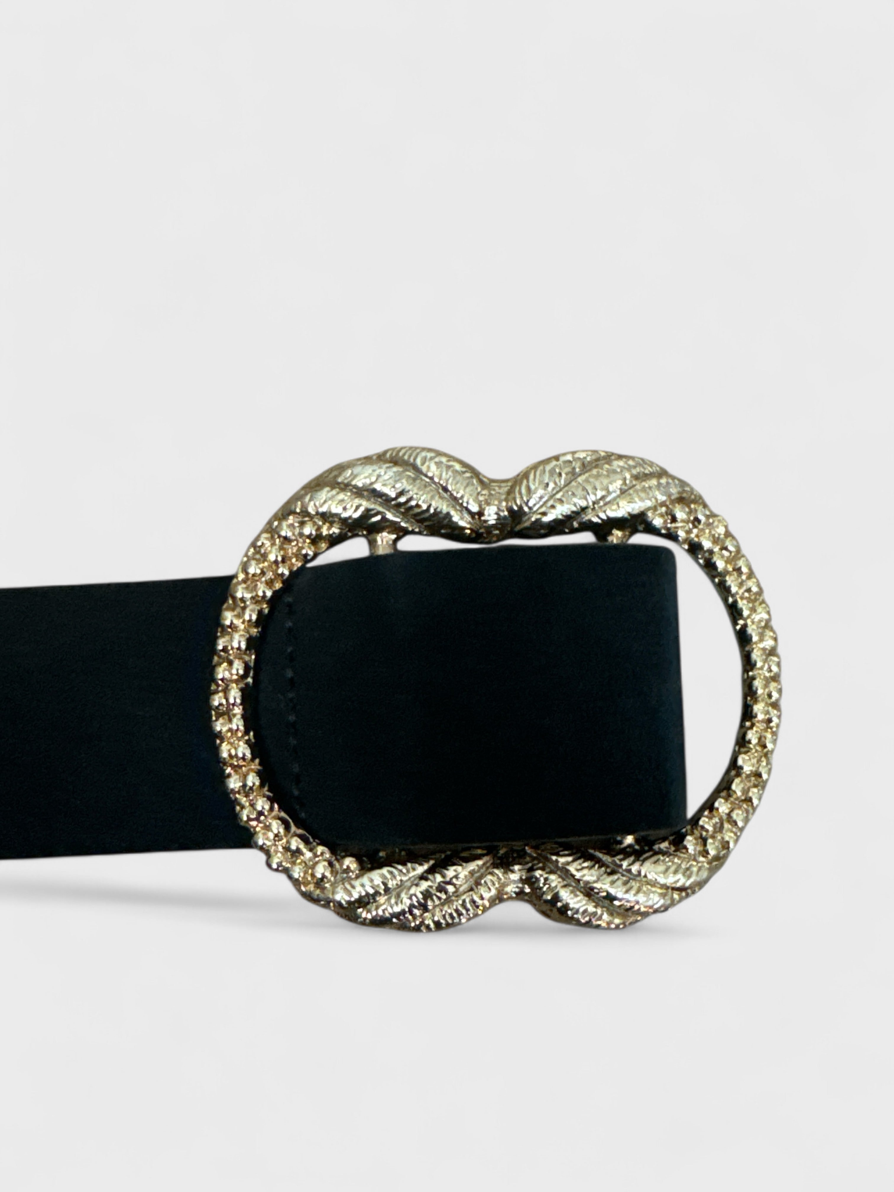 Ceinture suède noire , 86 cm, Sézane